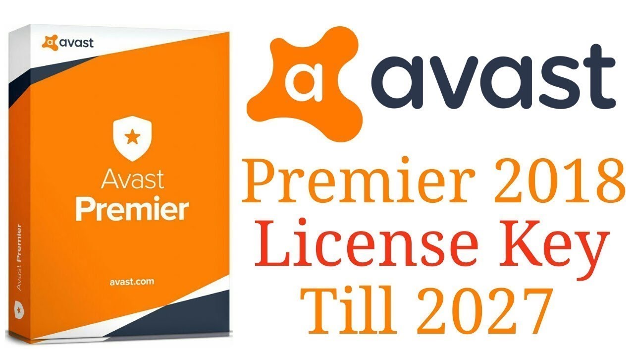 Avast Premier License Key 2018